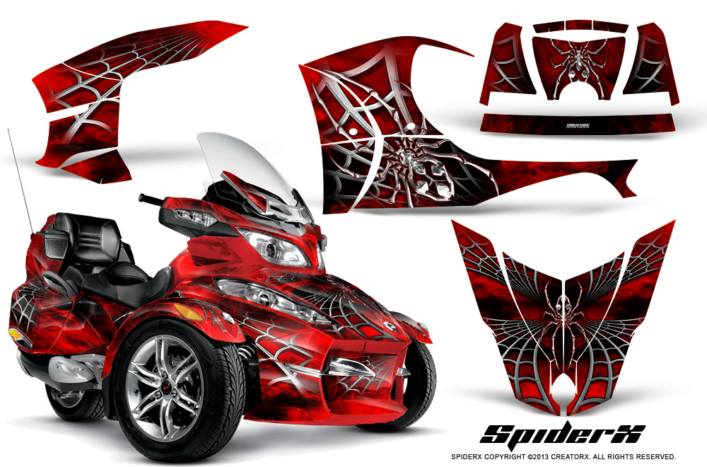 Can-Am Spyder RT-S Full Trim SpiderX Red